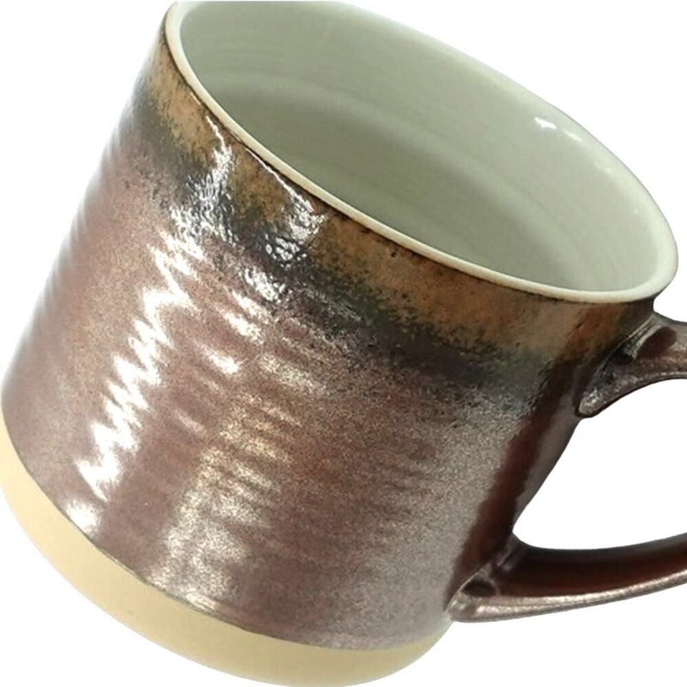 Iridescent Bronze and Browns Ceramic Coffee Mug